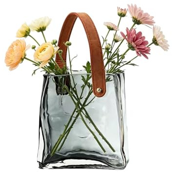 Vaso a sacchetto – decorazione per interni moderna ed estetica, supporto per composizione floreale, per soggiorno, cucina, ufficio, campagna, matrimonio, festa di compleanno