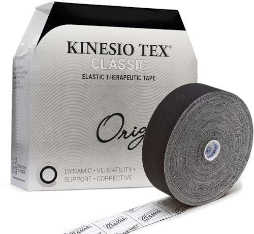 Kinesio Tex Classic Tape, BLACK, Bulk version (31.5m x 5cm)