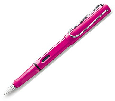 Lamy Safari Füllhalter, für Linkshänder, Pink