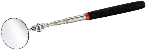 Playtastic Home Improvement - Specchio di ispezione: Specchio telescopico con 2 snodi sferici, allungabile Fino a 66 cm, Ø 5 cm (ispezione telescopico, con Braccio, Altro)