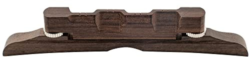 Musiclily 114mm Palissandro Ponte Regolabile Compensata per Mandolino