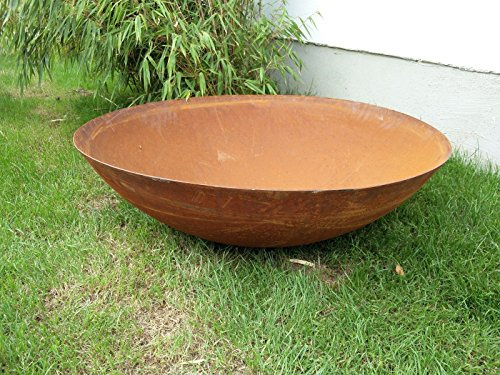 Zen Man trädgårdsinspiration eldskål av naturgaller 100 cm diameter