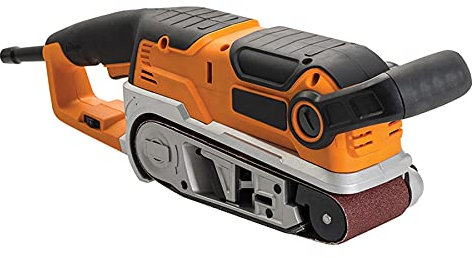 Dapetz ® Large Belt Sander 76mm 1200W Ta1200Bs DIY Sanding and Dust Bag, Bench Sander with Inversion Clamps Kit, Dust Extraction Bag & Sanding Belt with Removable Bail Handle