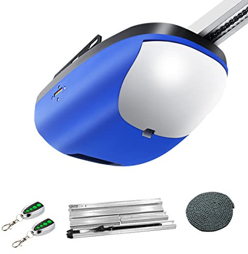 TOPENS CASAR800 Garagentorantrieb für Tore bis 12m², 800N, inkl. 2 Handsender und Notentriegelung Elektrischer Torantrieb mit Softstart-/Softstopp-Automatik für Garagen Schwingtor und Sektionaltor