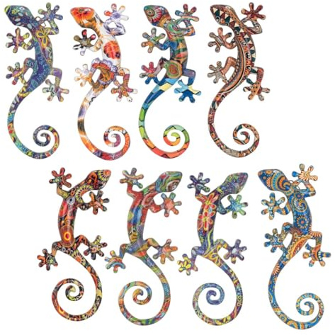 SIGNES GRIMALT by SIGRIS Lagartos Geckos Estampados Medianos Incluye 8 Unidades Figuras Animales Colección Varios Decor and Go