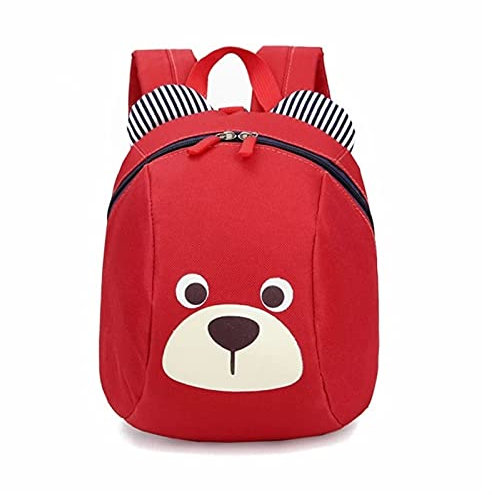 LLDDSS Kinder Schultaschen Neue Nette Anti-Lost-Kinderrückpack-Schultasche-Rucksack für Kinder-Taschen (Color : Rot)