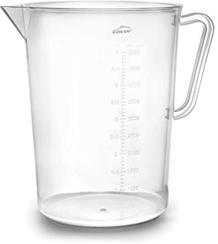 Lacor - 67214 - Messbecher, Flüssigkeitsmessgerät, Edelstahl, BPA-frei, 20 cm, 5 l | Langlebiges Profi-Utensil; entwickelt für optimale Leistung und schnelle, unkomplizierte Reinigung in der Spülmaschine