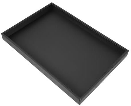 Schmuckaufbewahrungsplatte Für Schreibtisch Nachttisch-schmuck-organizer Aufbewahrungsplatte Mit Gebürstetem Leder Für Halsketten Armbänder Ringe Ohrringe Uhren | Gebürstete Oberfläche, Glatt Verarbeitet, Praktisch, Langlebig, für Nadeln und Münzen Tischen, Arbeitsplatten