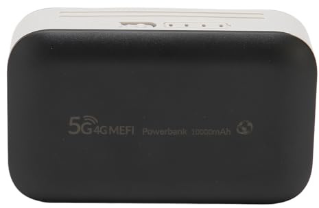 Routeur WiFi, 300mbps 5G Portable Voyage sans Fil déverrouiller 4G LTE routeur, Recharge 5G Hotspot Mobile avec Fente pour Carte SIM, Batterie 10000mah