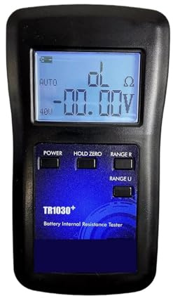 Resistanstestare, Batteritestare For Internt Motstånd TR1030+ 18650 Litium Nickel Väte Bly Acid Alkaline Battery Tester,Multimeter