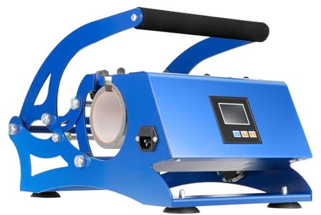 Tassenpresse, Mug Sublimationspresse Heisspresse Hitzepresse mit 6 Untersetzer Transferpresse Tassen Bedrucken Drucker Becherdruckmaschine 29 * 41.5 * 40cm