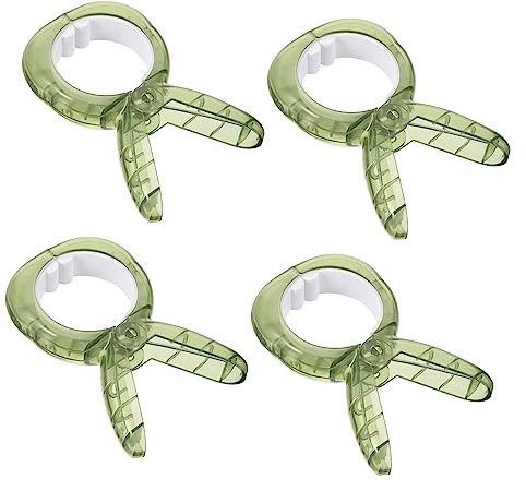 LABRIMP 4pièces Pince à Linge Résistante avec Panier Clips Antivents pour Séchage De Vêtements Serviettes Et pour Extérieur Et Camping