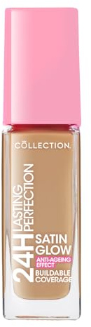 Collection Cosmetics Lasting Perfection Satin Foundation, Full Coverage, Hydra Boost, 13N Praline Neutral 27ml