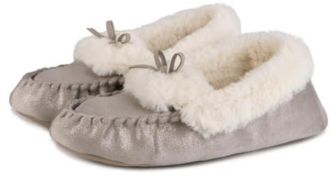 totes toasties® Ladies Sparkle Moccasin Slippers