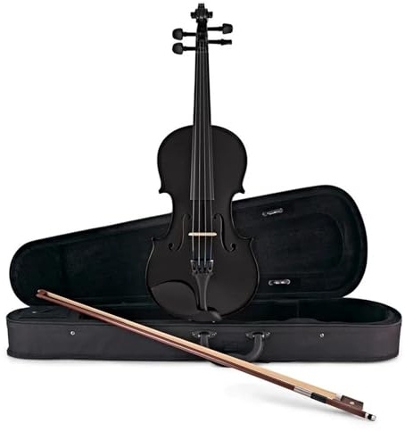Violin Set 4/4 Größe Akustische Violine Geige Für Anfänger Mit Fall Brasilholz Bogen Brücke Saiten SET