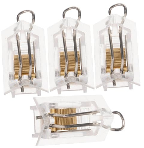 FUNOMOCYA 4pcs Venetian Blind Cord Locks Pom Window Blind Parts Reusable Smooth Surface Replacement Cord Lock for Venetian Accessories