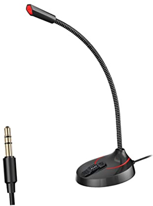 ERINGOGO Mikrofonständer Tragbar Mit Runder Basis Für Desktop-broadcast-podcast-aufnahme Schwarz Mikrofonhalterung Tischständer Für Online-meetings Gesang Aufnahmen