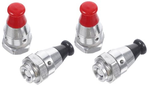 KOCKSHION 4pcs Pressure Cooker Safety Valve Accessories Aluminum Alloy Jigger Valve Replacement Parts for Kitchen Gadgets for Pressure Cooker
