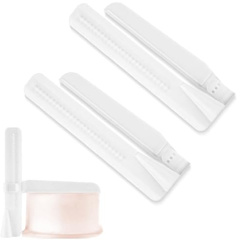 JEYORZY 2 Pièces Racloir Gateau,Grattoir à Gâteau pour Plateau Tournant Patisserie et Fondant, Ustensiles à Pâtisserie Accessoire, Lisseur Gateau pour Crème, Gâteau, Pâtisserie, Décoration DIY