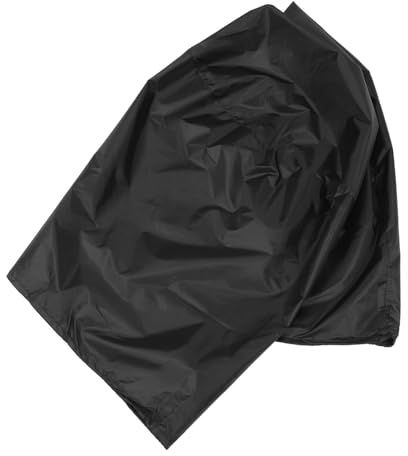 TOYZFRIENDY Funda para Barbacoa Redonda de Poliéster Resistente al Agua Protección para Parrillas de Gas y Eléctricas Color Negro