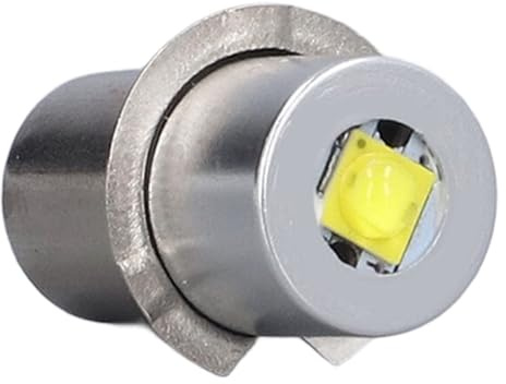 Pssopp LED-Umrüstsatz, Design aus Aluminiumlegierung, Helles Weißes Licht 4,5 V, 3 W für Maglight-Taschenlampen, 3D-, 4D-, 5D-, 6D-Mini-Modelle