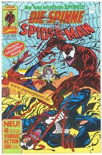 Die Spinne 230 Maximum Carnage , mit Venom, Der große MARVEL-Superheld SPIDER-MAN genannt, Condor präsentiert: Marvel Comics, Comic-Heft.