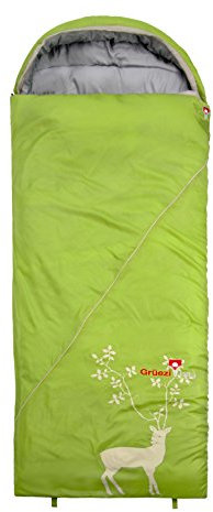 Grüezi+Bag Erwachsene Deckenschlafsack Cloud Decke REH RV Rechts Schlafsack, Grün, 33 x 16 x 16 cm