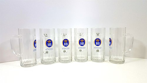 HB München Gläser-Set – 6x HB München Krüge/Gläser mit Henkel je 0,3L