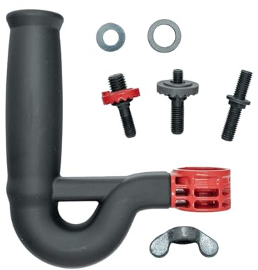 FANZTOOL Poignée pour Meuleuse d'angle, Poignée en L pour Meuleuse avec Fixation M14 M10 M8 – 99% Universellement Compatible