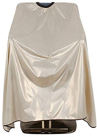 SCAPES Haarschneide Salon Friseur Umhang Adult Barber Cape Stoff Schürze Abdeckung Wasserdichte Haircut Kleid Cape Haar-Ausschnitt-Overall Friseur-Zubehör Werkzeug Styling Färberei, 170 * 140CM,Gold
