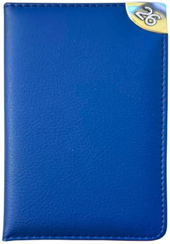 Taschenkalender 2021, Wochenansicht, D-Serie, für Zuhause und Büro, Blau
