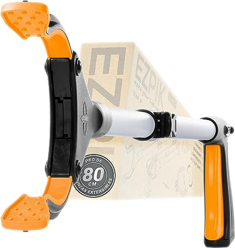 EZPIK 1 x 80 cm Greifer für Senioren mit Magnet-Greifarm, Robuste Greifzangen für Senioren und Menschen mit Behinderungen, Drehbare Müllgreifer Zange, Gehilfe mit Befestigungsclip (1er-Pack, Silber)