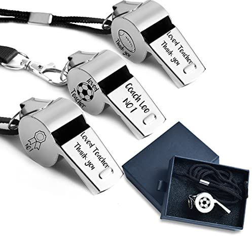 Flycalf personalisierte Trainer Pfeife mit Lanyard Schiedsrichter Pfeifen