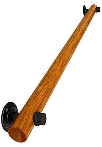DREANNI Handlauf, Handlauf -Komplettes Kit, Kiefern Nicht Schlupfende Treppenschänder Home Kindergartenkorridor Gegen Die Wandstütze, Mehrere Größen/90Cm