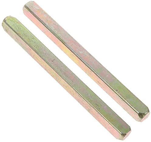 Angoily 2pcs Door Handle Spindle Bar for Vintage Style Knobs Iron Material Sturdy Replacement for Worn Out Spindles