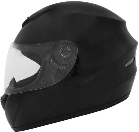 Zorax ZOR-819 Black L (59-60cm) Full Face Motorbike Helmet Motorcycle Helmet - ECE 2206 Approved