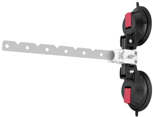 QWORK® Wohnmobil Kleiderhaken Handtuchhaken mit Starken Saugnäpfen, Platzsparender Klappbar Kleiderhaken für Wohnmobil Van Camper Alle Glatten Oberflächen - bis zu 25 kg Tragkraft