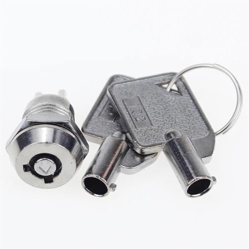 1set ON/OFF Interruttore A Chiave D102 12mm Micro Barilotto Elettronico Interruttore di Blocco A Chiave 2 Positon Con Chiave 2 2A 250VAC/4A 125VAC