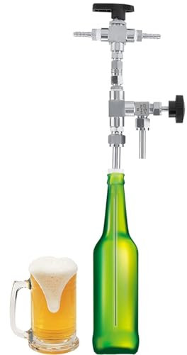 Bierflaschenfüller, Edelstahl, CO2-Bierbrauset für Heimbrauen