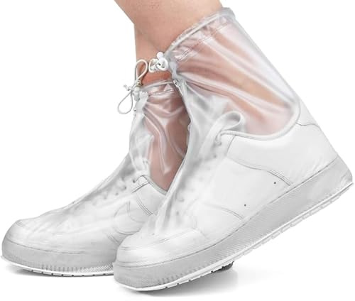 Copriscarpe Impermeabili, Copriscarpe Antipioggia Copriscarpe Riutilizzabile Stivali di Copriscarpe Antiscivolo per Uomini Donne