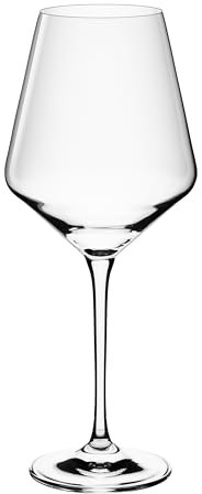 Gerlach 1760 Juego De 6 Copas De Vino Tinto, 550 Ml, De Cristal, Apta Para Lavavajillas, Moderna