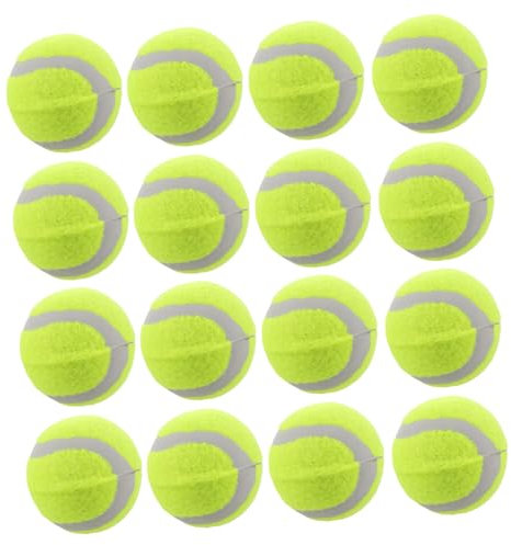 POPETPOP 22piezas Balones De Tenis para Perros Juguetes De Goma Balones De Práctica Medianas y Pequeñas Interactivas