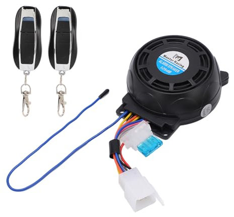 Contrôle Longue Distance, Démarrage à Distance sans clé, Alarme de Moto, sécurité Antivol, Alarme de Moto à Distance avec Codage d'apprentissage Dynamique, Réglage de la