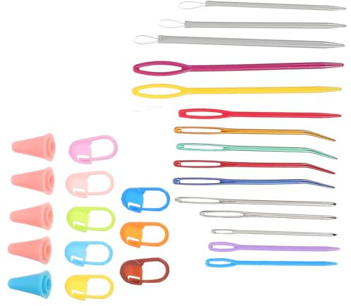 LOLIPPYY 1ensemble Aiguilles De Darning pour Couture De Aiguilles à Tricoter pour Vêtements Et Accessoires Outils De Rangement Inclus