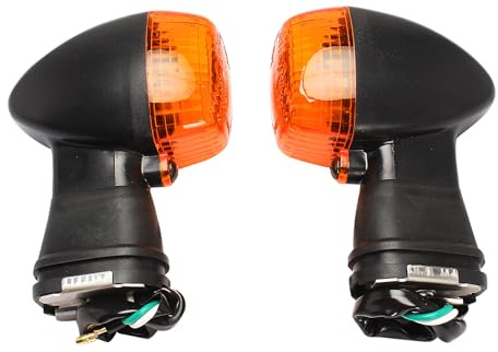 Blinker Motorrad,Motorrad Blinker Blinker Anzeige Blinker Lampe Passend für EX500 GPZ500S 92-03 KLE250 Anhelo 93-01 ZRX1200S 01-04 Motorrad Zubehör(2)