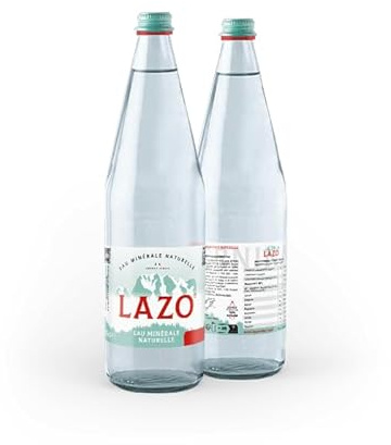 Eau minérale naturelle en verre 75cl - LAZO