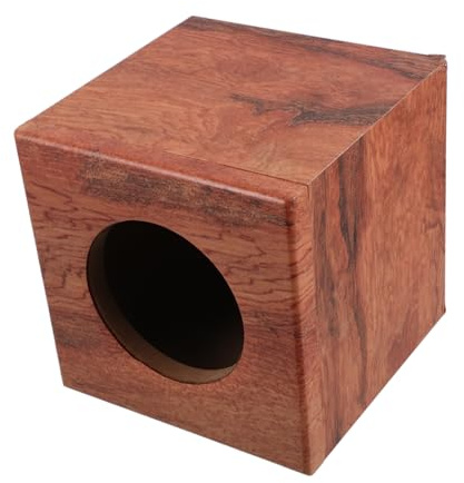 MUCKLILY Enceintes De Haut-parleurs : Caisson De Basses en Bois pour Voitures, pour La Maison, L'automobile, Les Camions Et Les Véhicules, Améliore La Qualité Audio (4 Pouces)