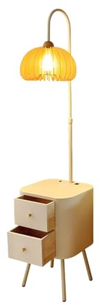 Shihan-2015 Élégant Lampadaire LED de salon – Lampe d'accentuation sur pied avec port de chargement USB, lampadaire avec table for chambres, bureaux, cafés, salons Chambre