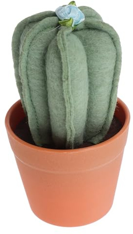 Veemoon Nadelkissen Kaktus Form mit Plastikblumentopf Nadelhalter für Quilting Nähen und Stickerei Nadelorganizer für Anfänger und Profis Kompakt und Tragbar Stilvolle Nähzubehör