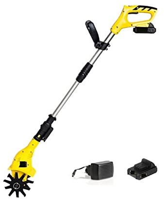 CUDTAPI 20V Timone palmare Giardino Coltivatore rotativo Macchina Cordless Garden Power Tool Coltivatore Portatile Professionale Attrezzo da Giardino